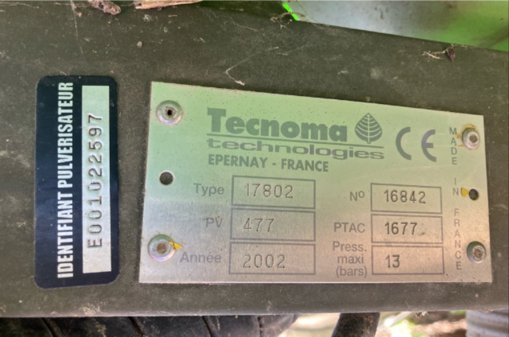 Feldspritze от тип Tecnoma TX 800 REGULAIR, Gebrauchtmaschine в UZERCHE (Снимка 11)