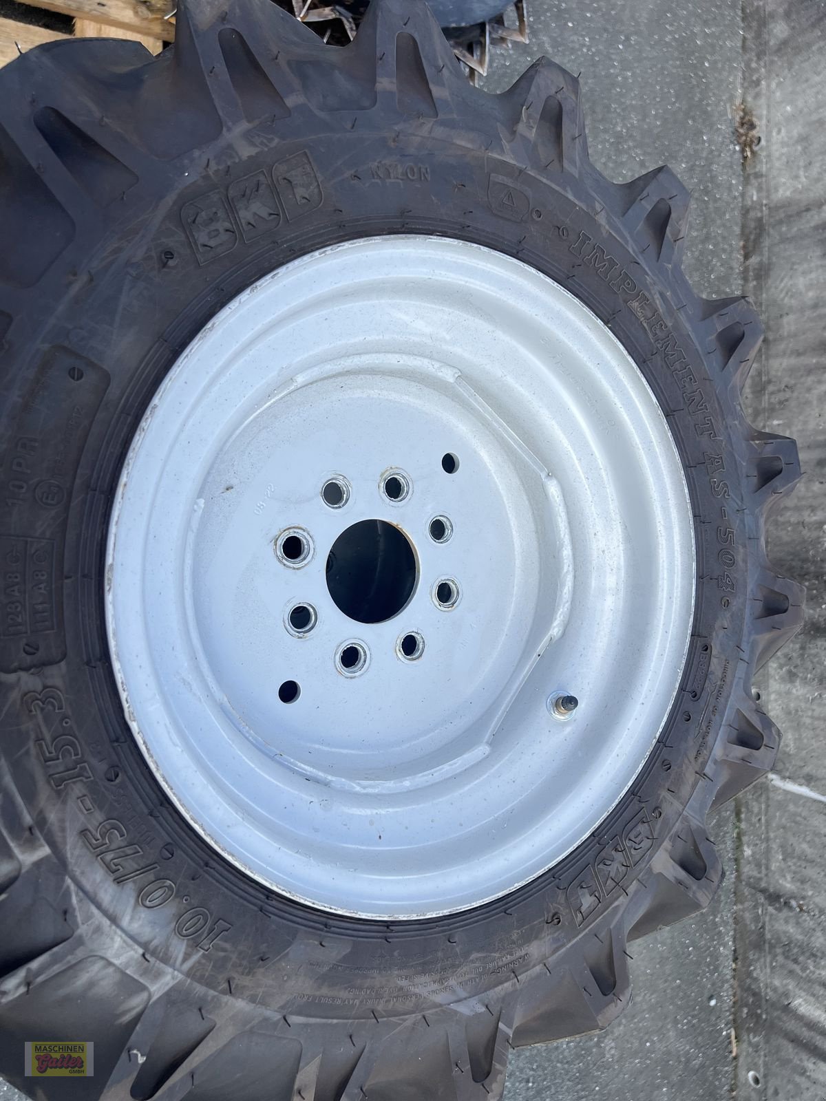 Felge typu BKT Kompletträder 10.0/75-15.3 AS-Profil, Neumaschine v Kötschach (Obrázek 10)