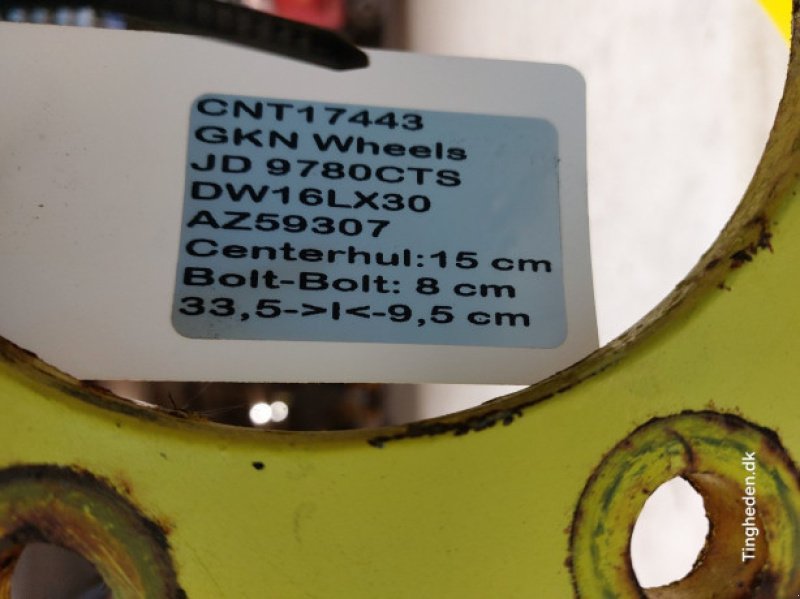 Felge za tip John Deere 30"   DW16Lx30, Gebrauchtmaschine u Hemmet (Slika 15)