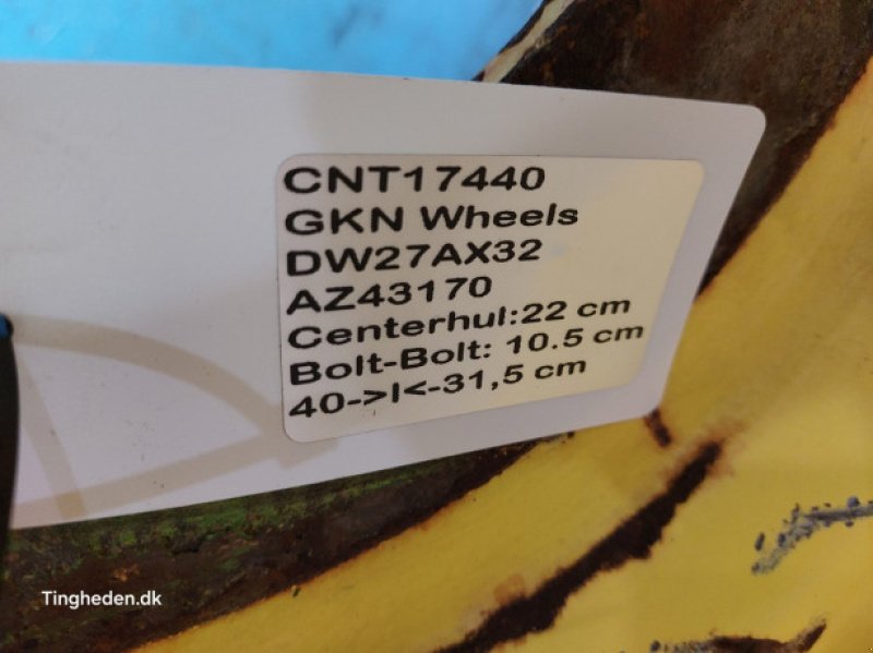 Felge typu John Deere 32"   DW27Ax32, Gebrauchtmaschine v Hemmet (Obrázek 14)