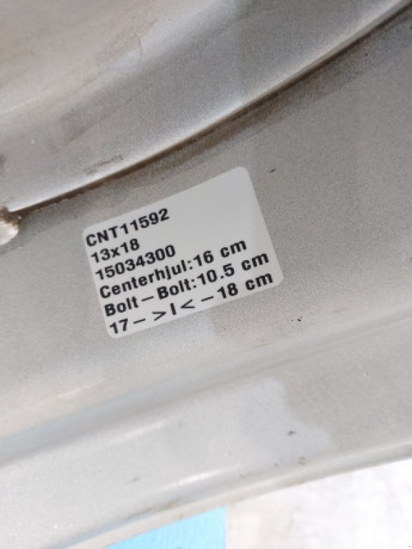 Felge Türe ait Sonstige 18"   13x18, Gebrauchtmaschine içinde Hemmet (resim 8)