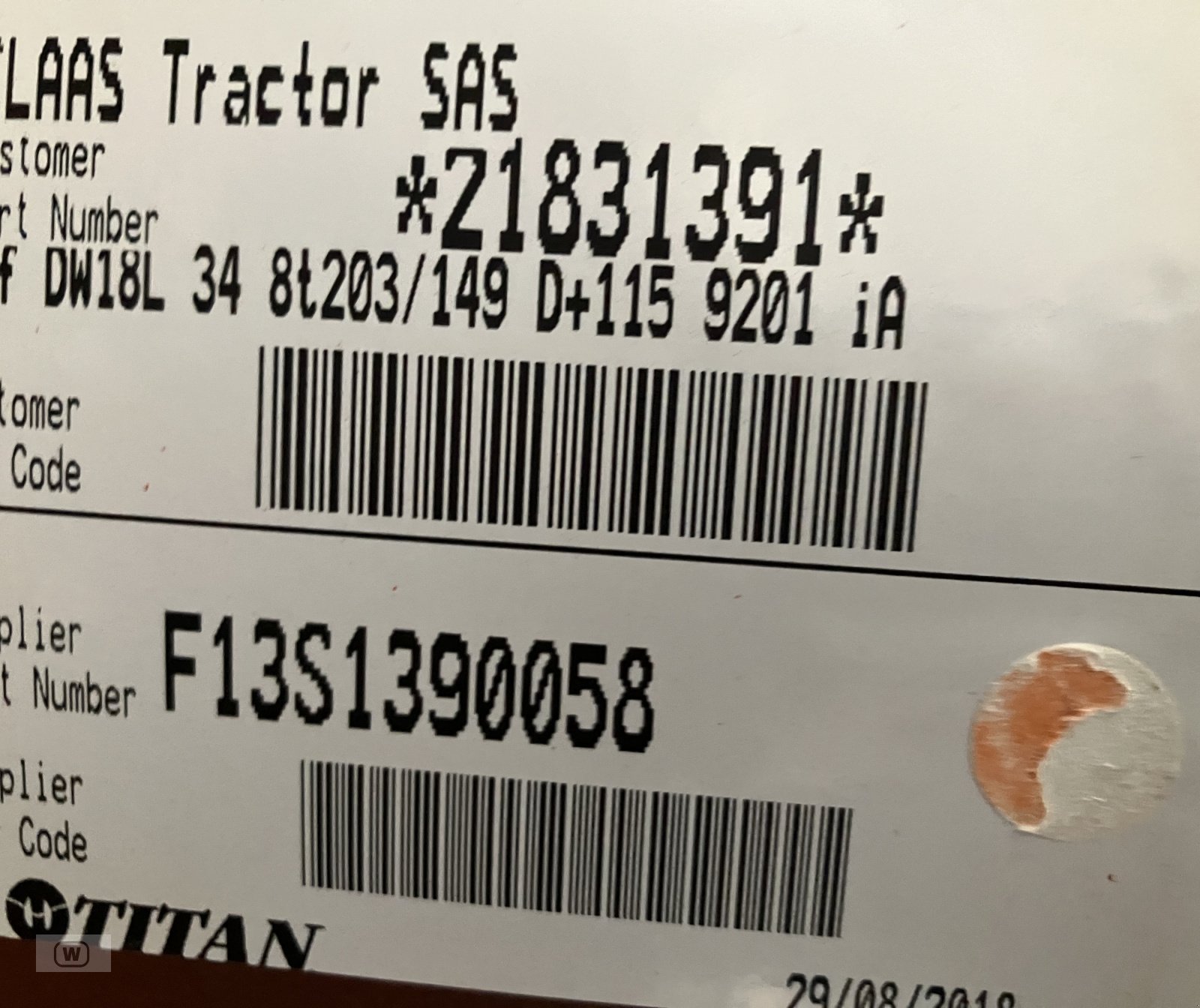 Felge des Typs Sonstige 18x34, Gebrauchtmaschine in Zell an der Pram (Bild 5)