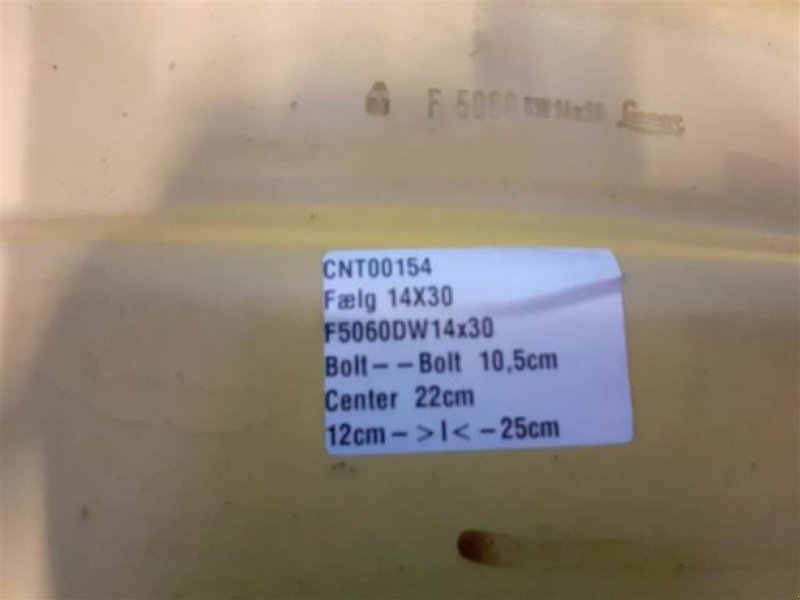 Felge typu Sonstige 30"   14X30, Gebrauchtmaschine v Hemmet (Obrázek 2)