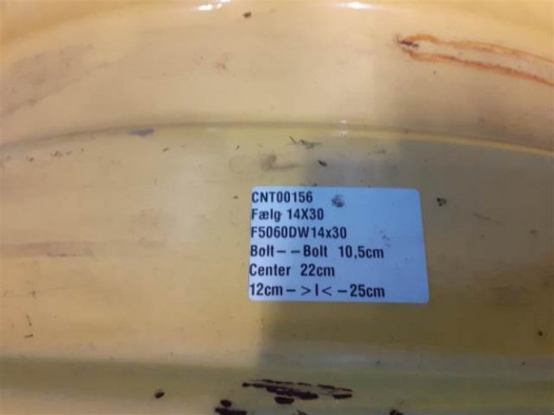 Felge typu Sonstige 30"   14X30, Gebrauchtmaschine v Hemmet (Obrázek 2)