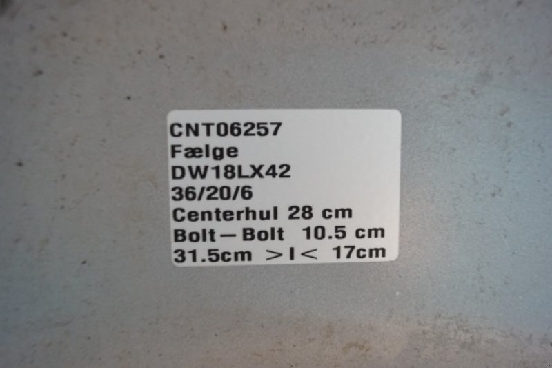 Felge tipa Sonstige 42"   DW18LX42, Gebrauchtmaschine u Hemmet (Slika 13)