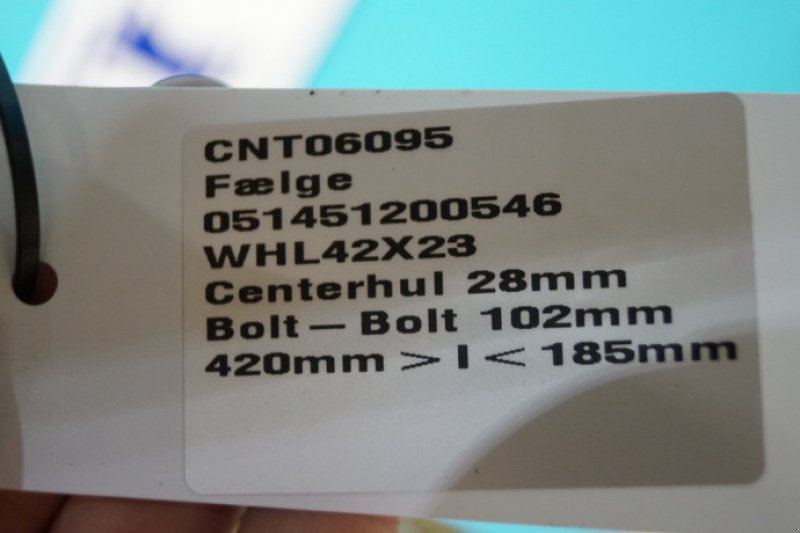 Felge Türe ait Sonstige 42"   WHL42X23, Gebrauchtmaschine içinde Hemmet (resim 18)