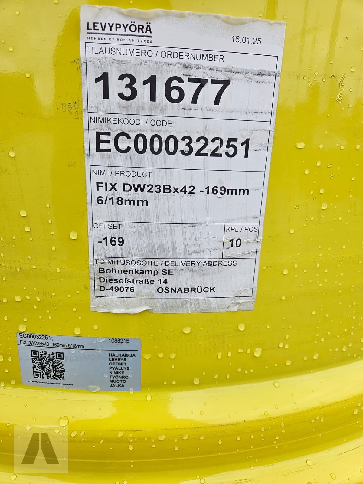 Felge Türe ait Sonstige DW 23x42 John Deere 8 Loch 2 Stück, Neumaschine içinde Langweid am Lech (resim 8)