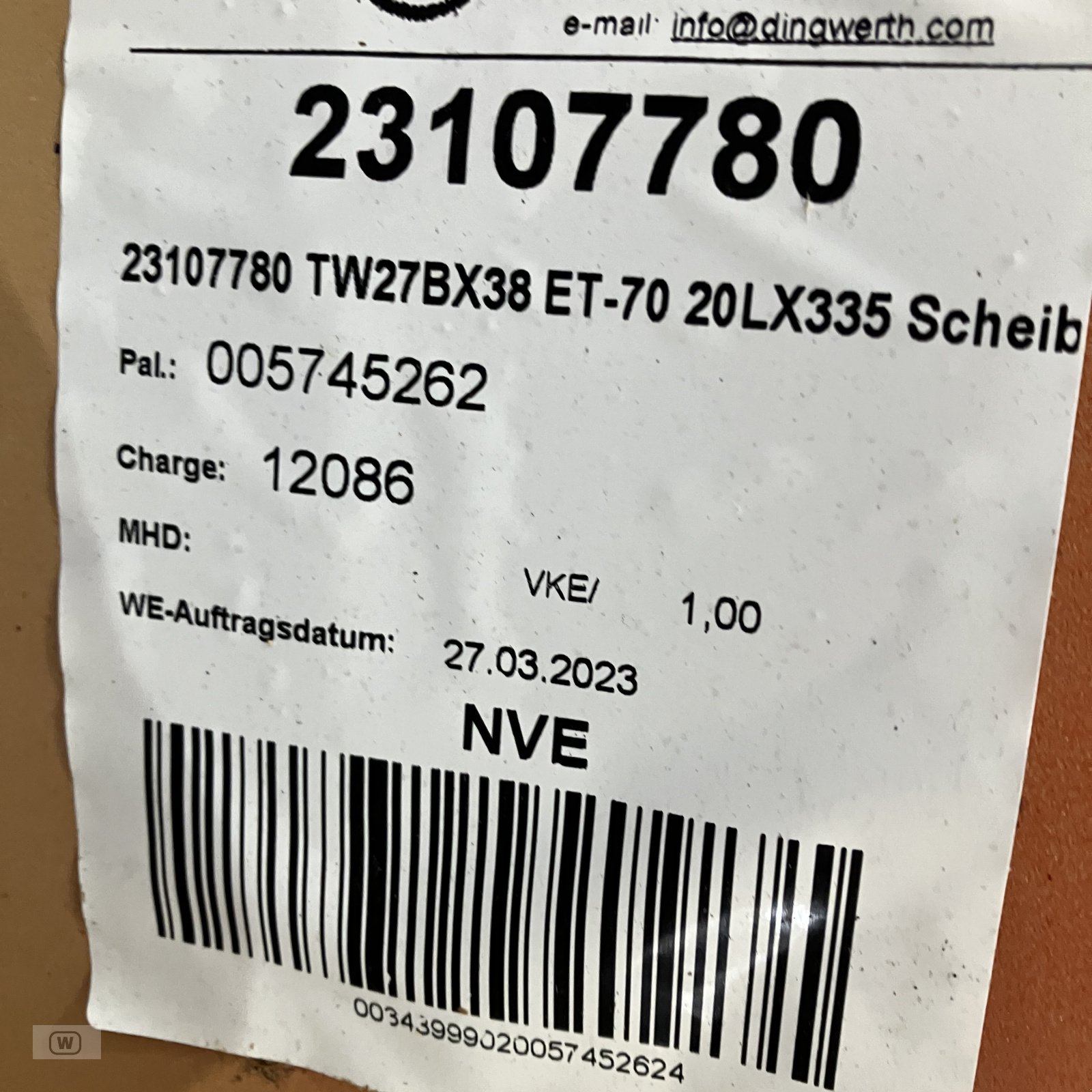 Felge tipa Sonstige Felgen TW 27Bx38, Gebrauchtmaschine u Zell an der Pram (Slika 17)