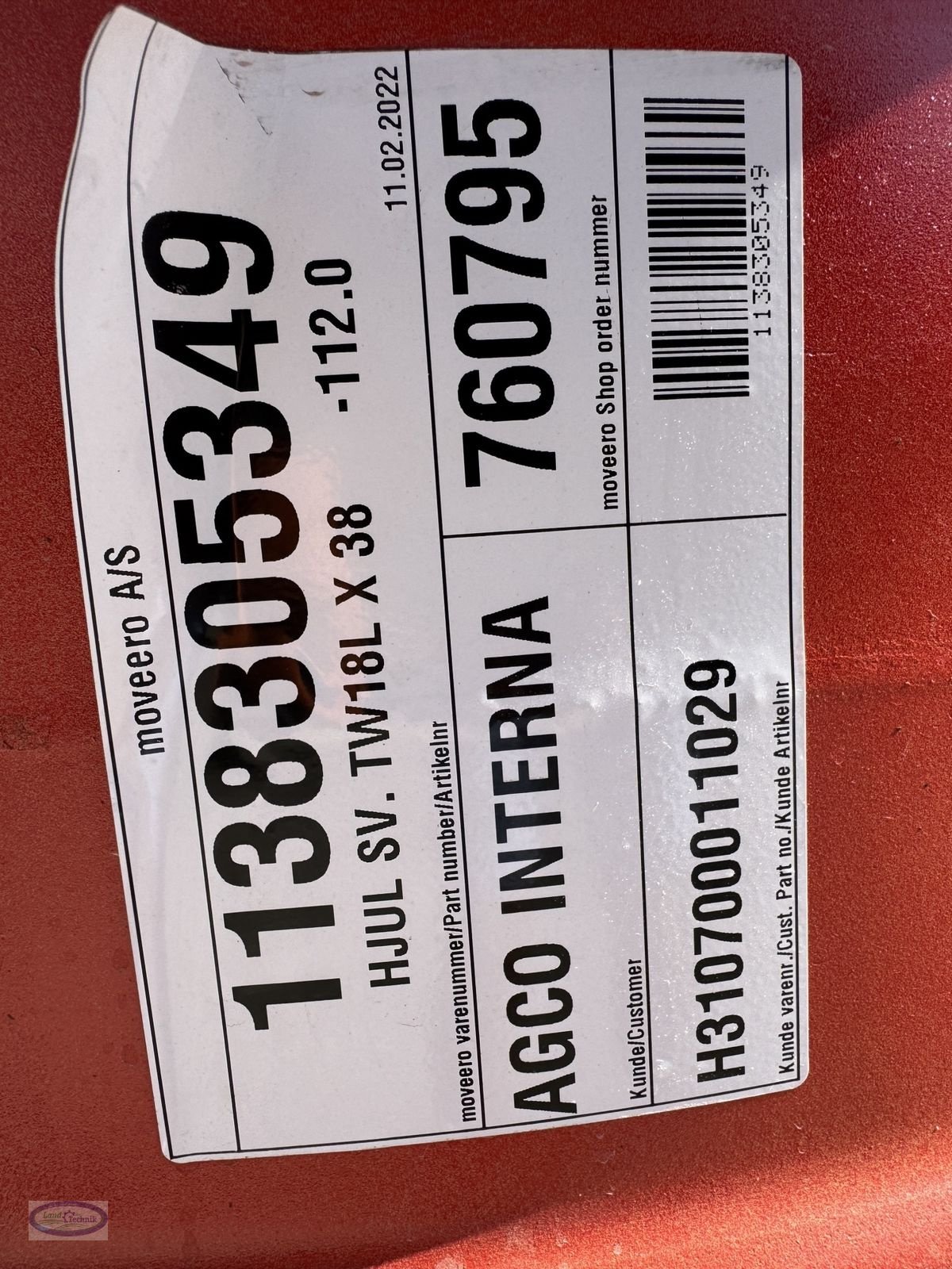 Felge del tipo Sonstige Fendt Felgen 18x38, Gebrauchtmaschine In Münzkirchen (Immagine 2)