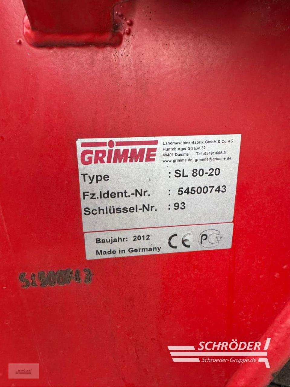 Förderanlage tipa Grimme SL 80-20 QUANTUM, Gebrauchtmaschine u Twistringen (Slika 9)