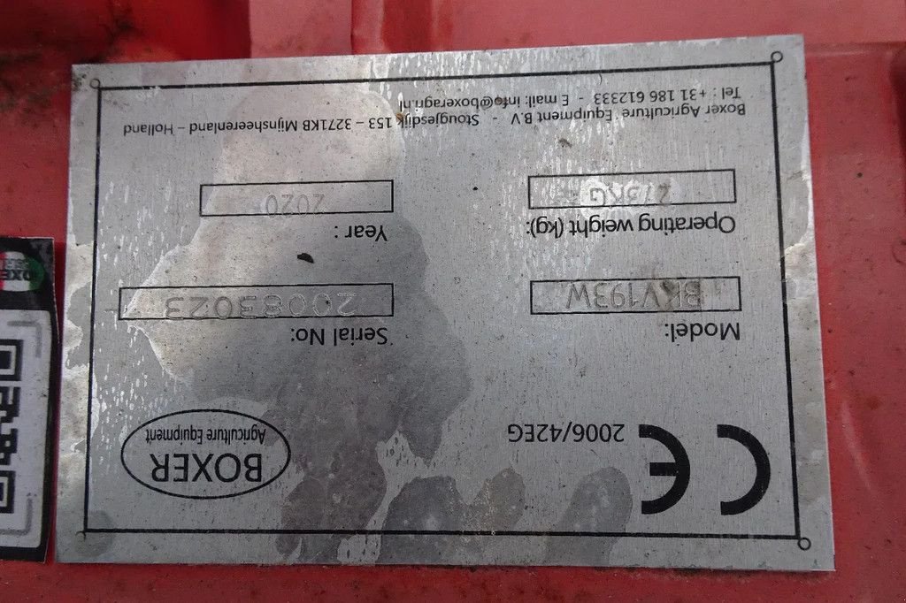 Folienballenzange des Typs Boxer balenklem BKV150, Gebrauchtmaschine in Losdorp (Bild 7)