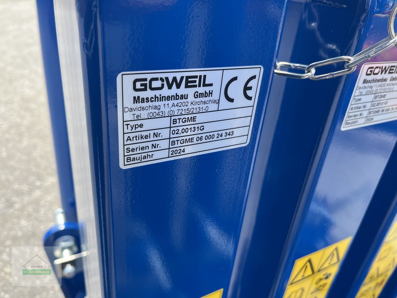 Folienballenzange des Typs Göweil BTGME / Ballentransportgabel mechanisch, Neumaschine in Wartberg (Bild 6)