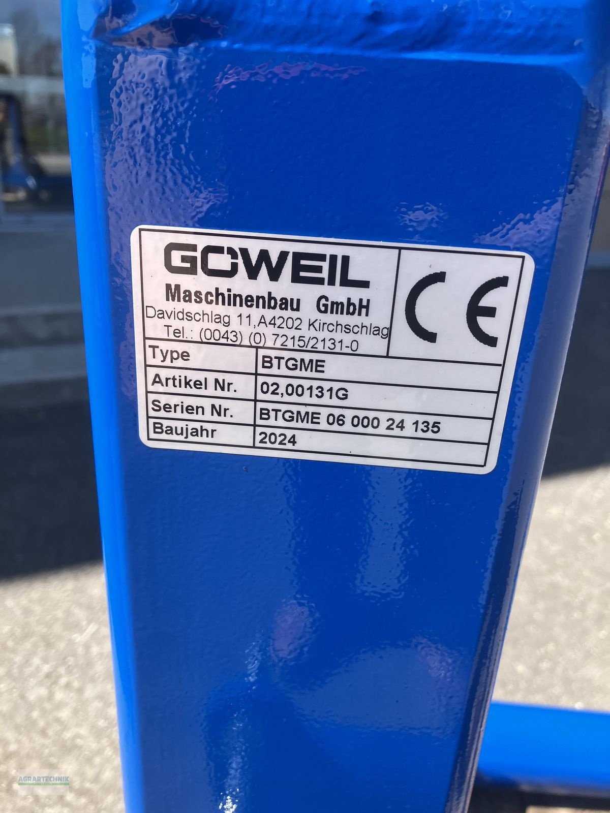 Folienballenzange des Typs Göweil BTGME, Neumaschine in Pettenbach (Bild 2)