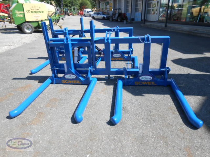 Folienballenzange des Typs Göweil Doppeltransportgabel, Neumaschine in Münzkirchen (Bild 2)