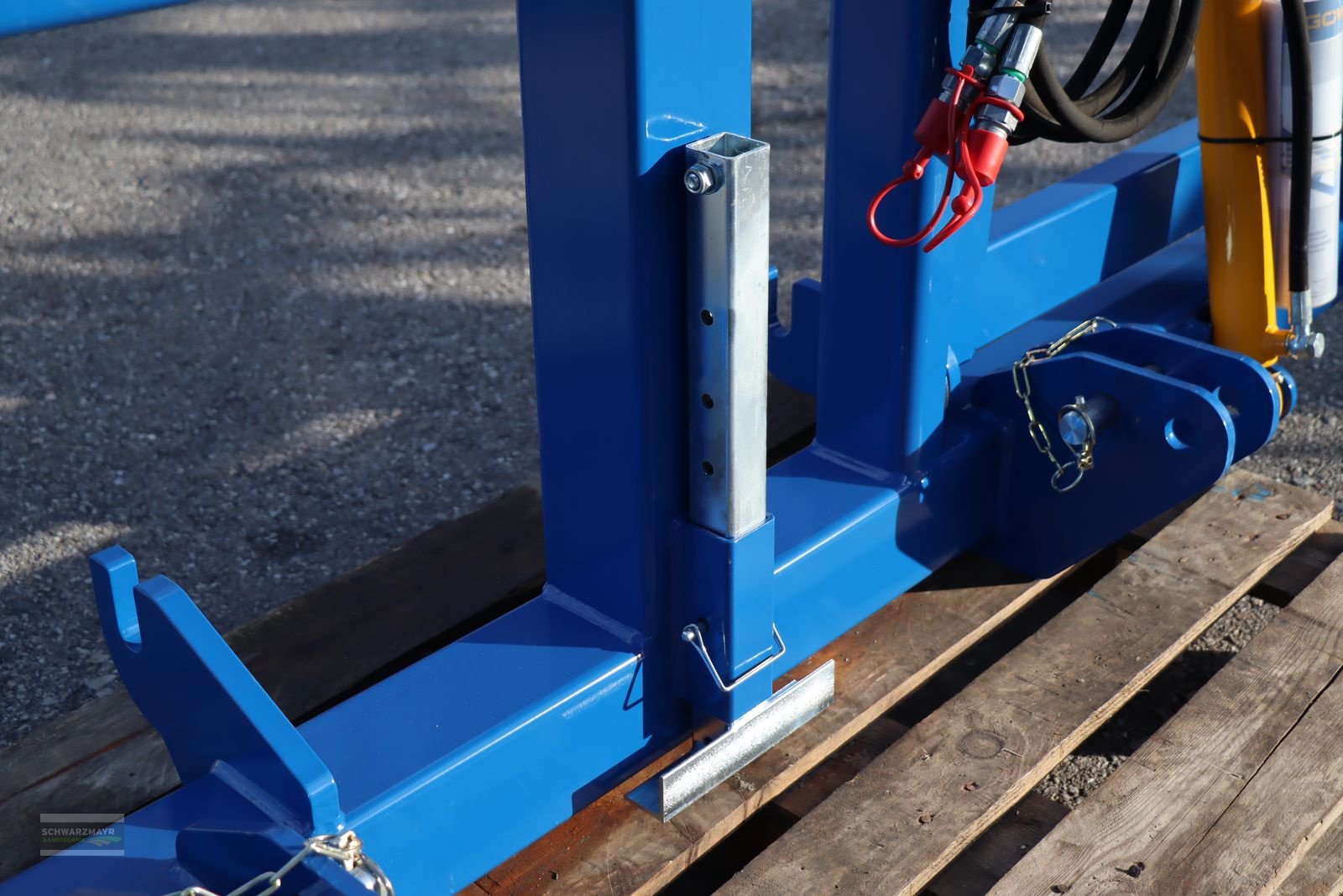 Folienballenzange typu Göweil Doppeltransportrahmen Ballentransportgerät, Neumaschine v Gampern (Obrázek 8)