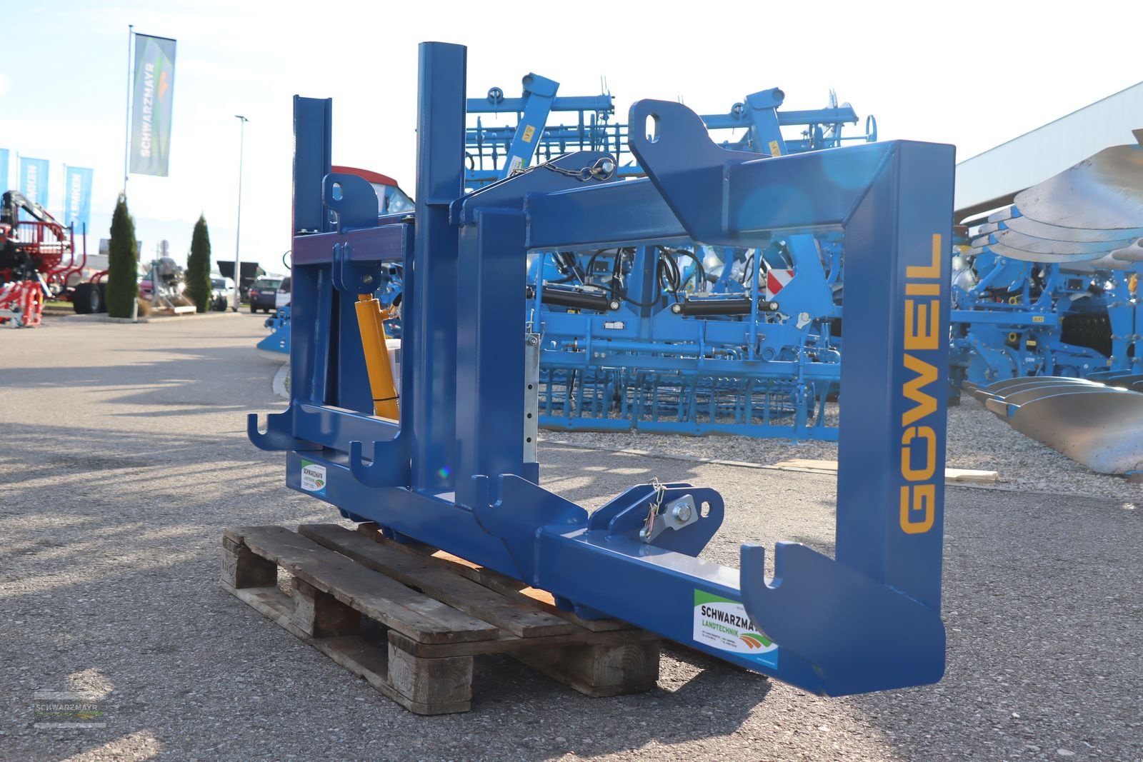 Folienballenzange des Typs Göweil Doppeltransportrahmen, Neumaschine in Gampern (Bild 5)