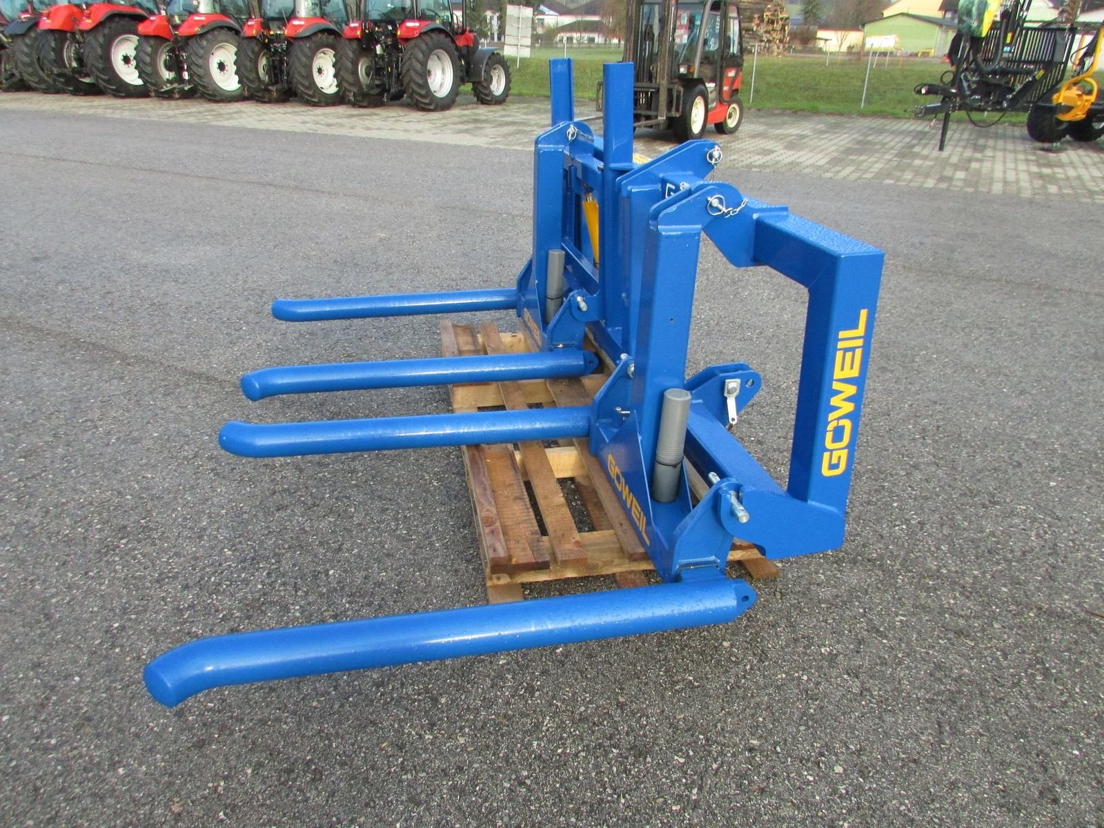 Folienballenzange des Typs Göweil DTR + 2x BTGME Ballengabel, Gebrauchtmaschine in Saxen (Bild 4)