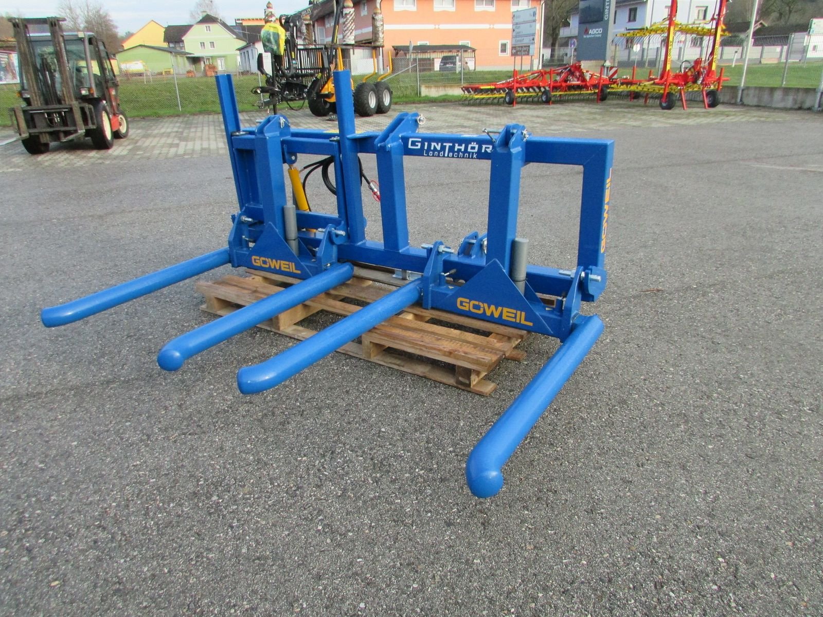 Folienballenzange des Typs Göweil DTR + 2x BTGME Ballengabel, Gebrauchtmaschine in Saxen (Bild 3)