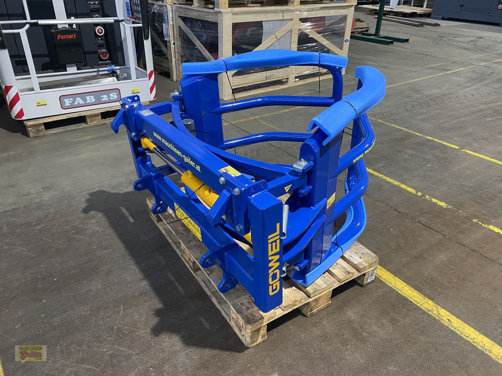 Folienballenzange des Typs Göweil RBG-Rundballengreifer mit Euroaufnahme Aktion, Neumaschine in Kötschach (Bild 8)