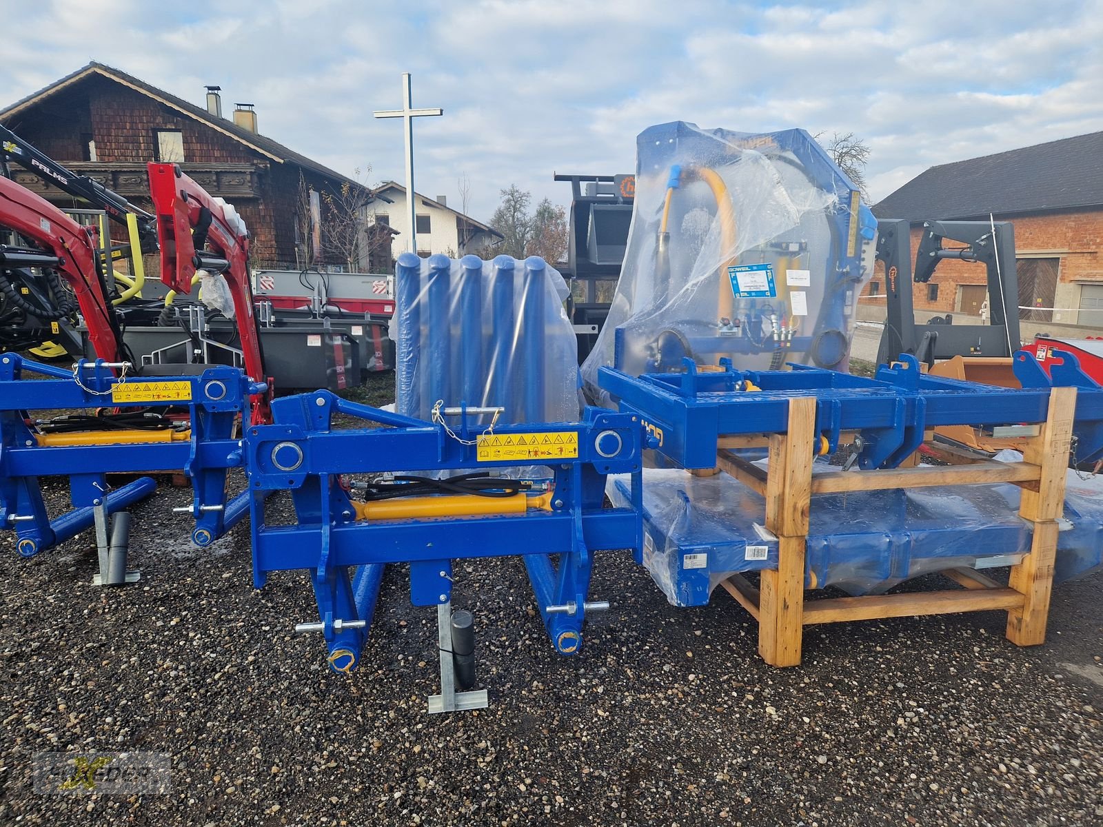 Folienballenzange des Typs Göweil Rundballen Transportgabel BTGHY hydraulisch, Gebrauchtmaschine in Pattigham (Bild 5)