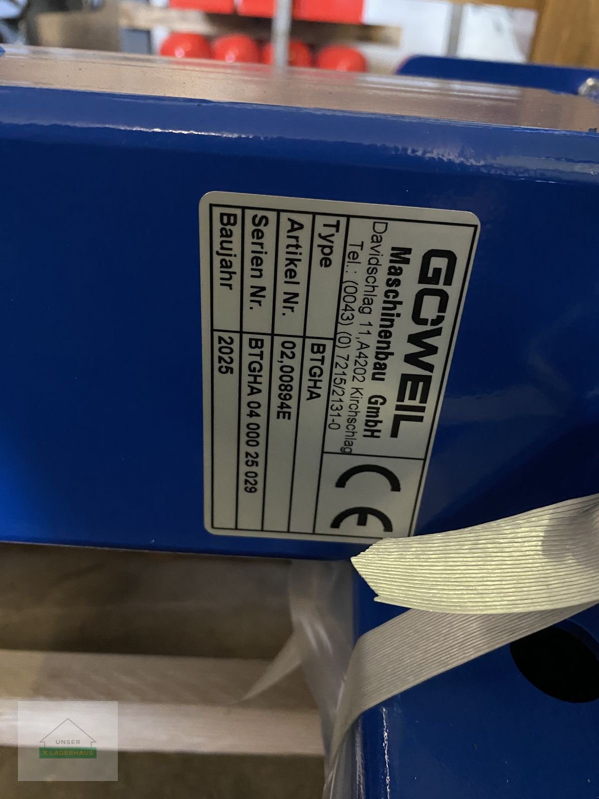 Folienballenzange des Typs Göweil Rundballentransportgabel BTGHA, Neumaschine in Wartberg (Bild 1)