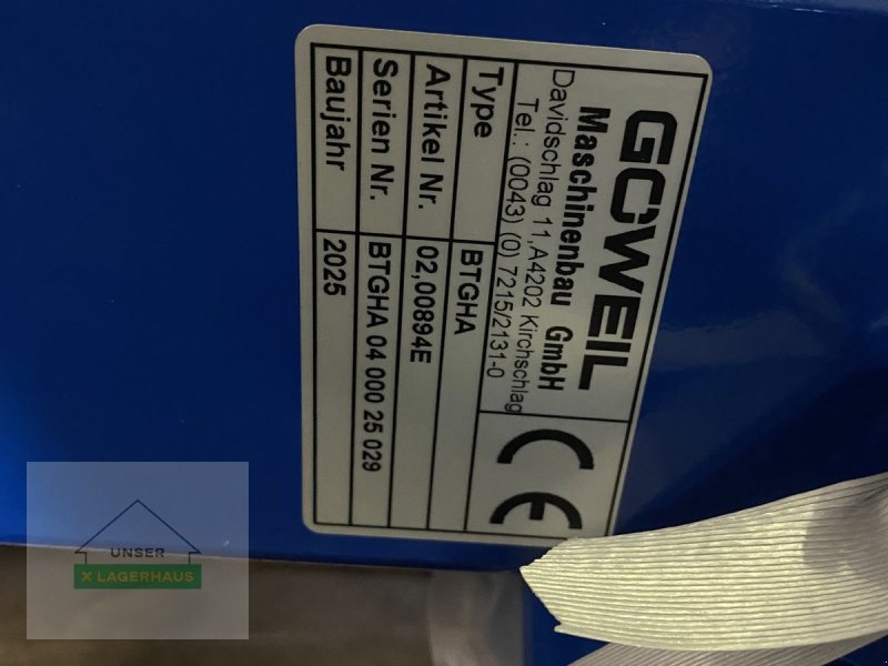 Folienballenzange des Typs Göweil Rundballentransportgabel BTGHA, Neumaschine in Wartberg (Bild 1)