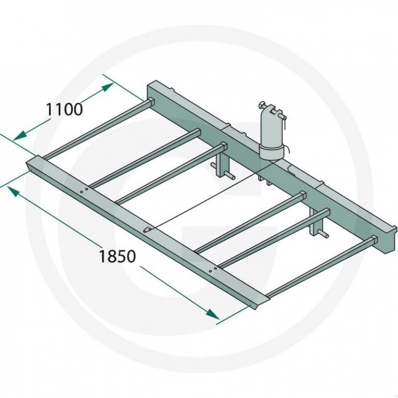 Folienballenzange des Typs Granit Ballentransportgabel &#34;extra stark&#34;, Neumaschine in Neukirchen am Walde  (Bild 2)
