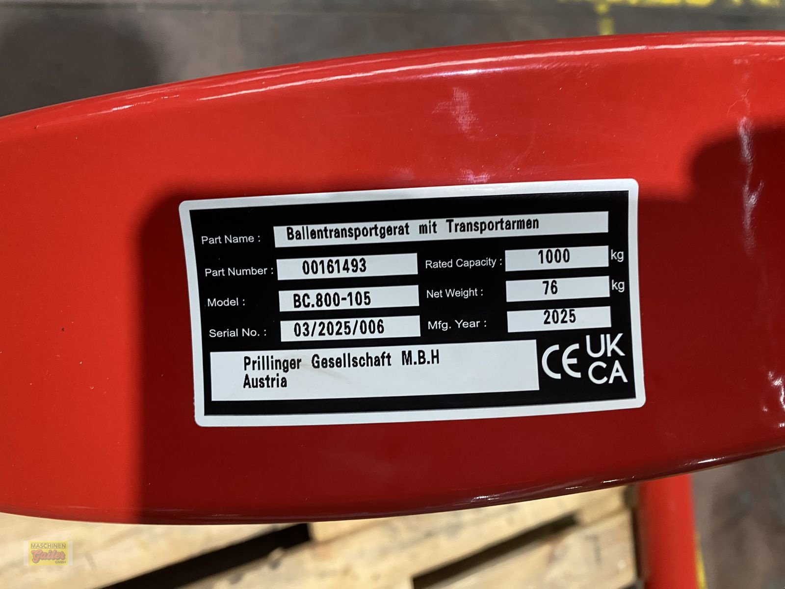 Folienballenzange des Typs Granit Ballentransportgabel verstellbar Dreipunkt, Neumaschine in Kötschach (Bild 12)