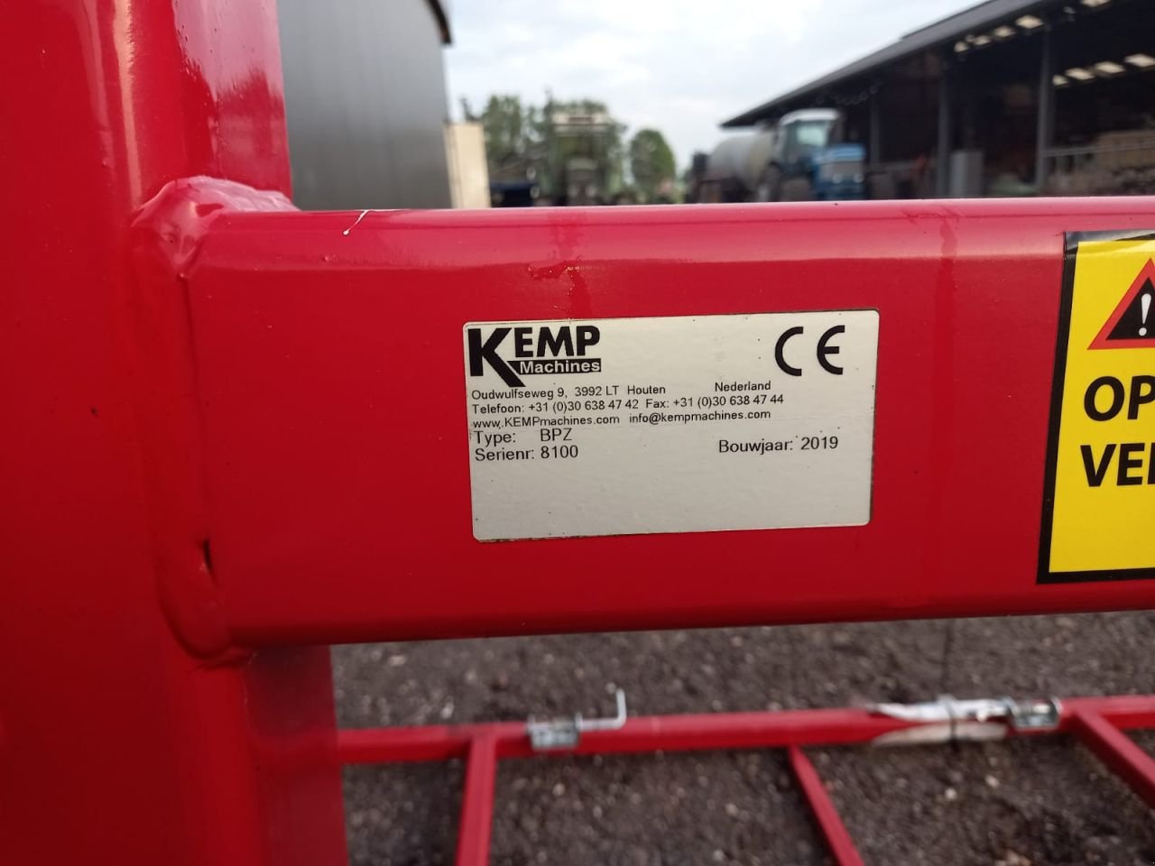 Folienballenzange des Typs Kempf -, Neumaschine in Dalfsen (Bild 4)