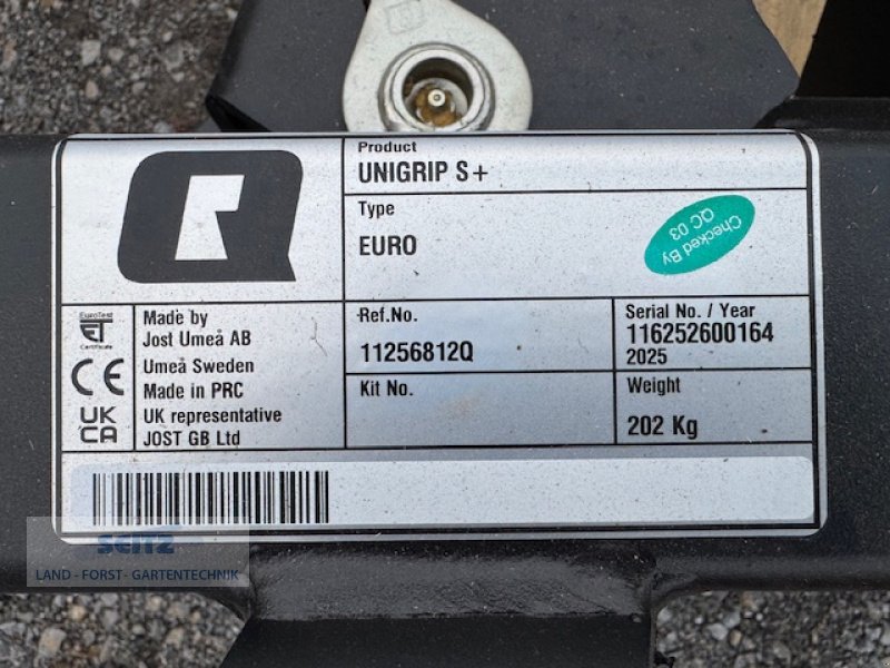 Folienballenzange of the type Quicke Unigrip S+ Euro, Neumaschine in Lindenfels-Glattbach (Picture 3)