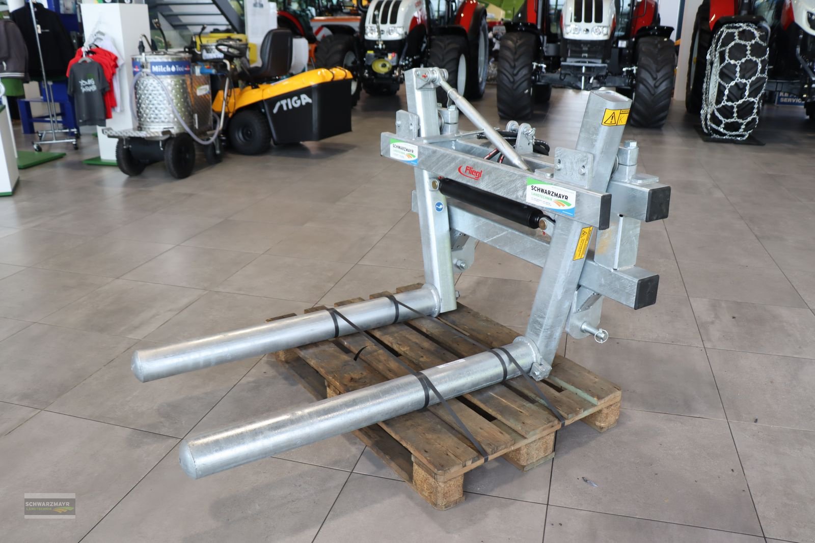 Folienballenzange des Typs Sonstige Fliegl AgroCenter Ballengabel hydr., Neumaschine in Gampern (Bild 1)