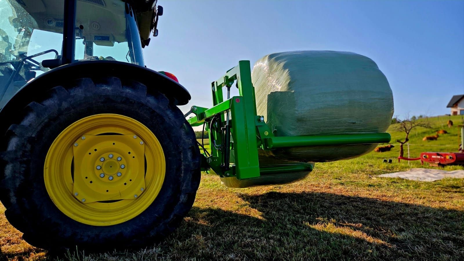 Folienballenzange del tipo Stekro Doppelballengabel hydraulisch, Gebrauchtmaschine en Hopfgarten (Imagen 5)