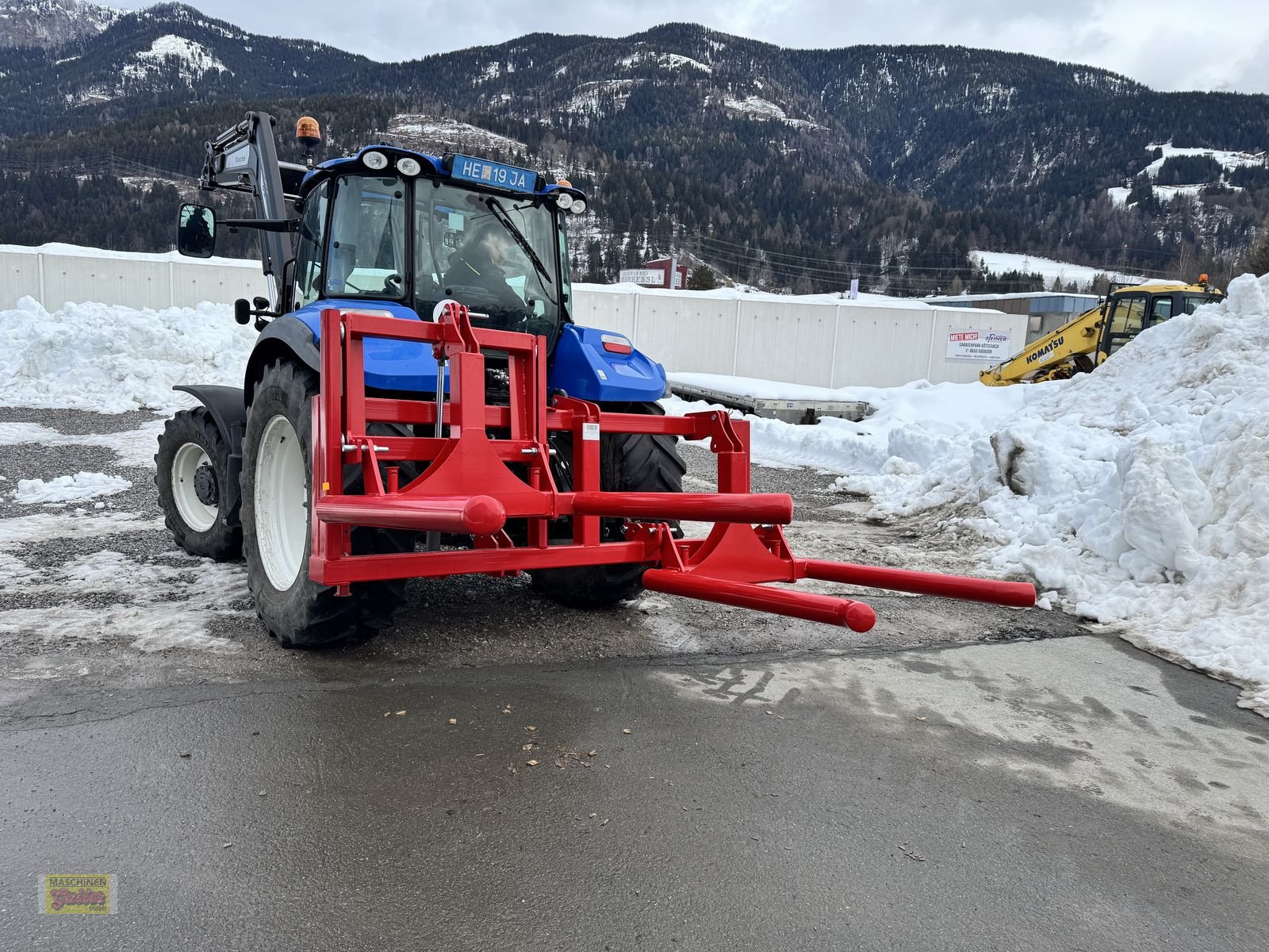 Folienballenzange del tipo Stekro DOPPELTRANSPORTRAHMEN hydr. mit Ballenträger, Neumaschine en Kötschach (Imagen 9)