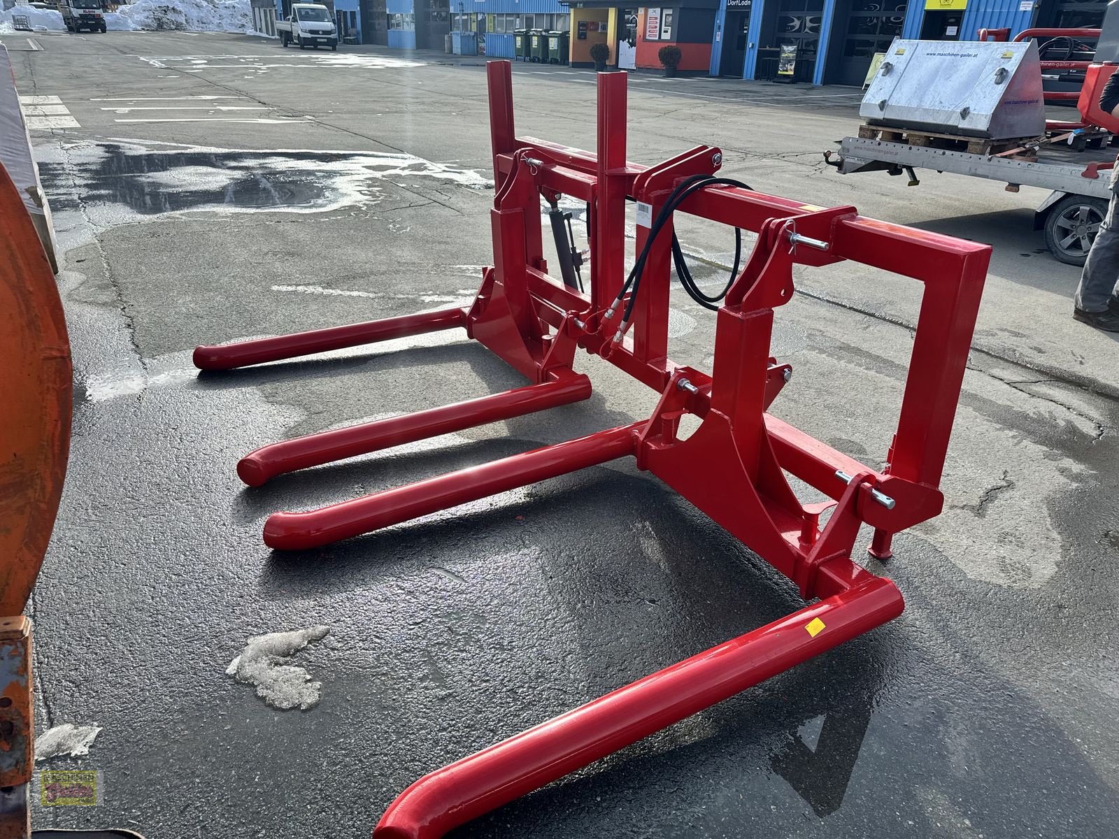 Folienballenzange del tipo Stekro DOPPELTRANSPORTRAHMEN hydr. mit Ballenträger, Neumaschine en Kötschach (Imagen 22)