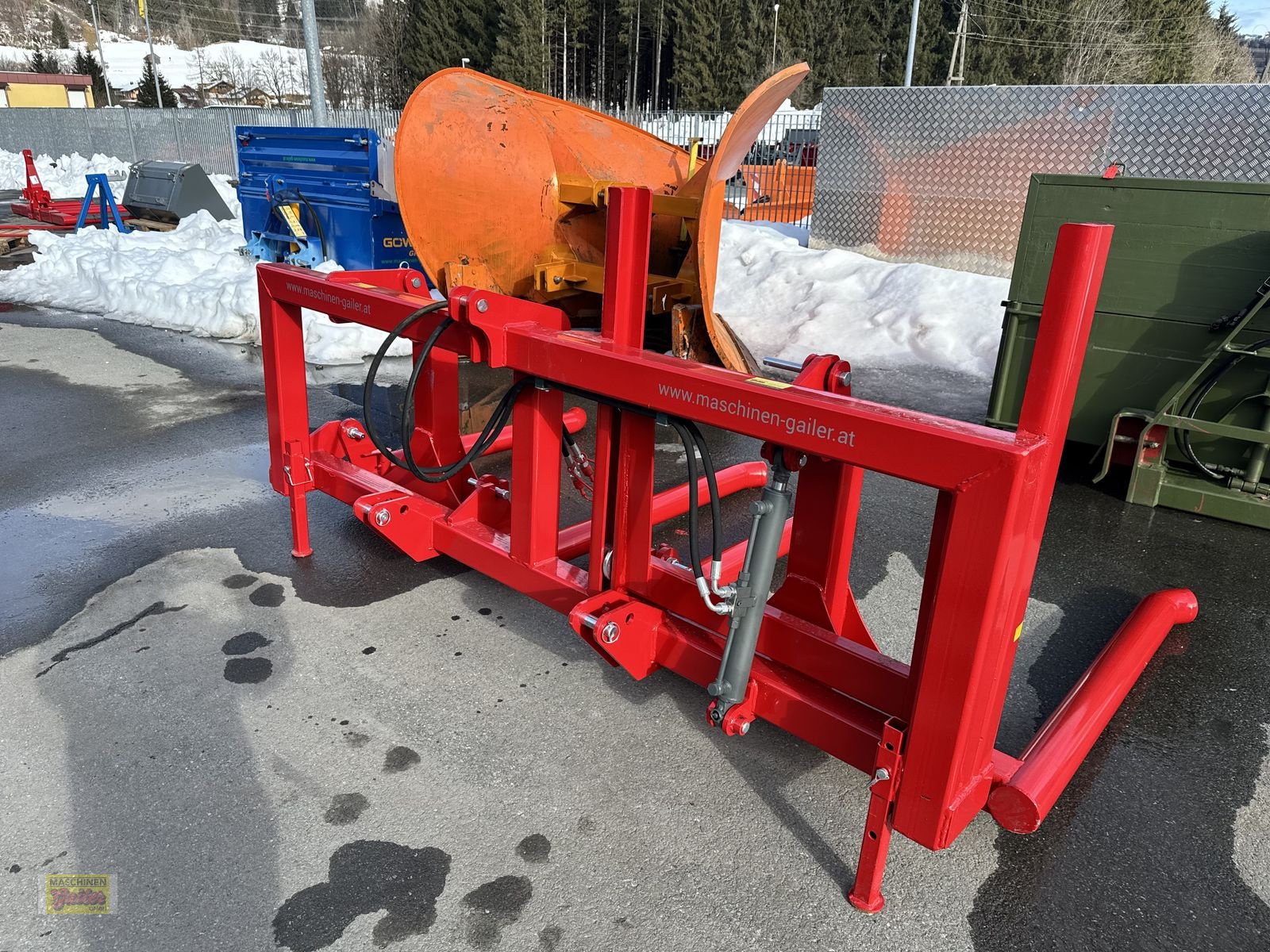 Folienballenzange del tipo Stekro DOPPELTRANSPORTRAHMEN hydr. mit Ballenträger, Neumaschine en Kötschach (Imagen 17)