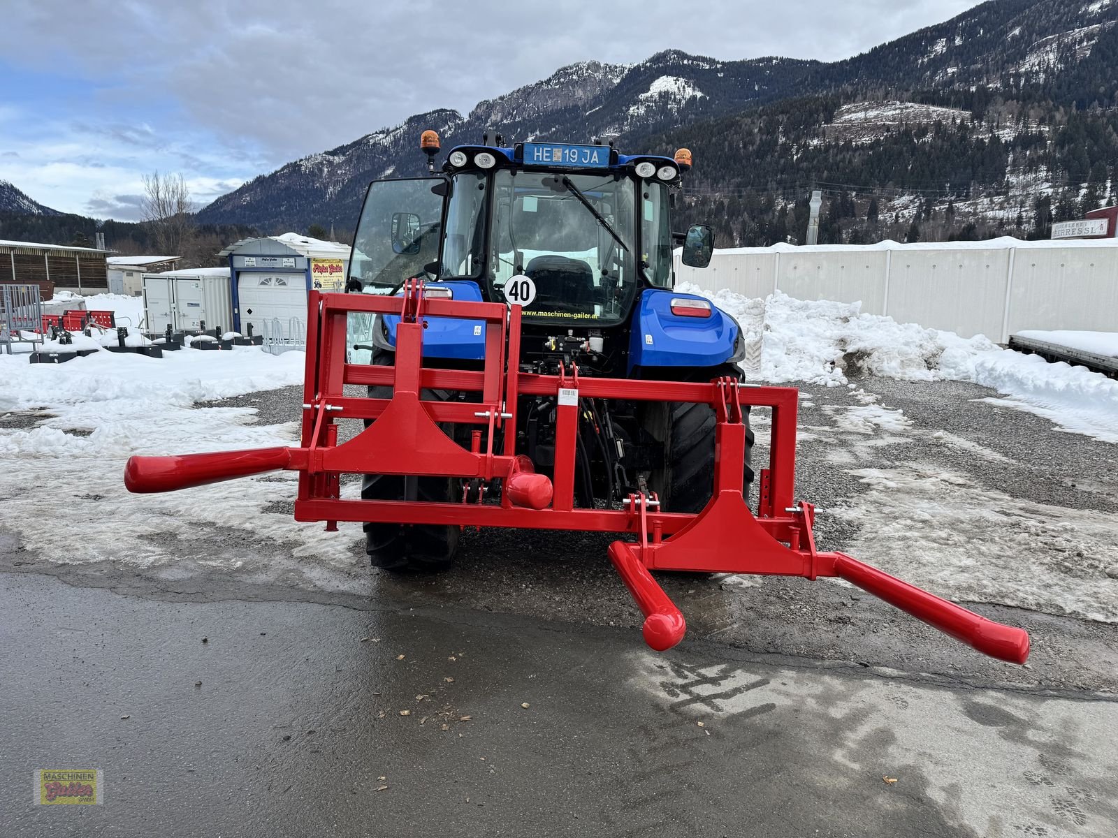 Folienballenzange del tipo Stekro DOPPELTRANSPORTRAHMEN hydr. mit Ballenträger, Neumaschine en Kötschach (Imagen 3)