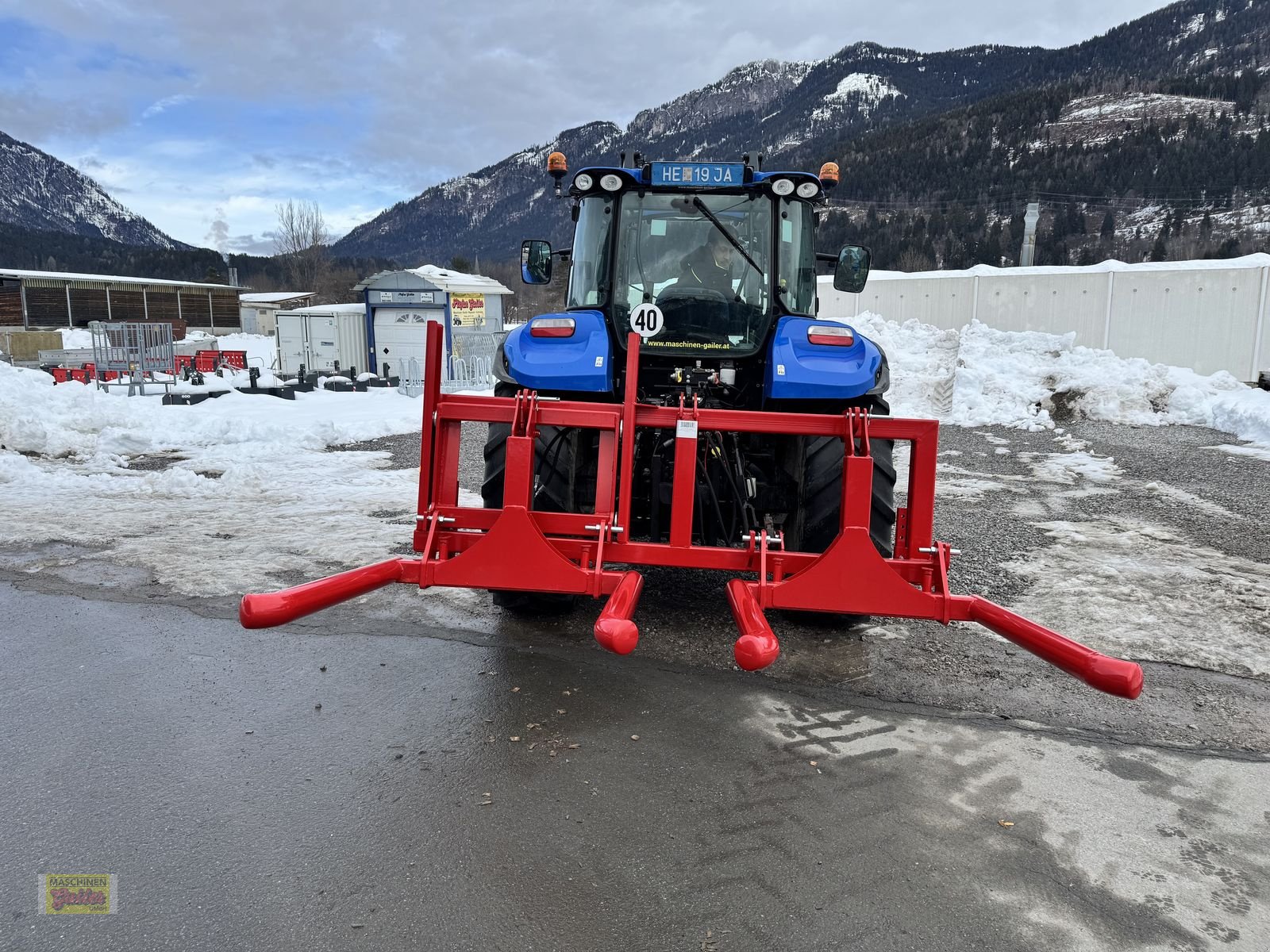 Folienballenzange del tipo Stekro DOPPELTRANSPORTRAHMEN hydr. mit Ballenträger, Neumaschine en Kötschach (Imagen 7)