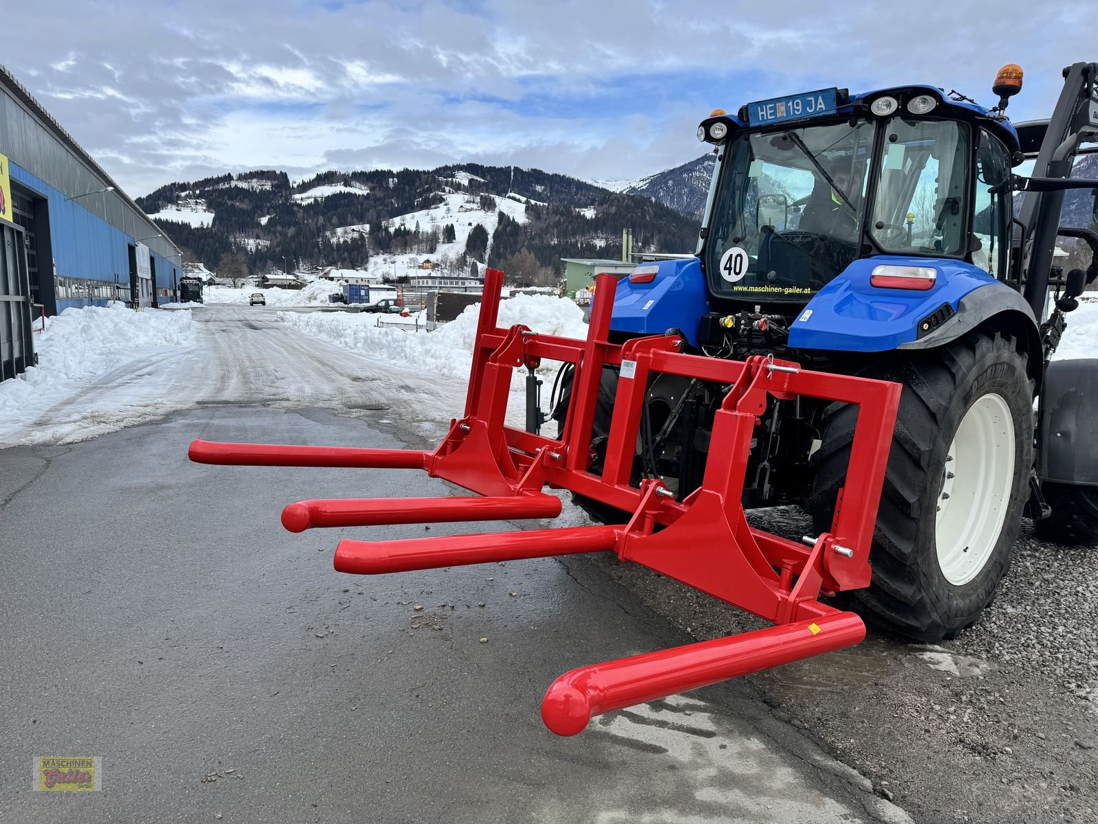 Folienballenzange del tipo Stekro DOPPELTRANSPORTRAHMEN hydr. mit Ballenträger, Neumaschine en Kötschach (Imagen 10)