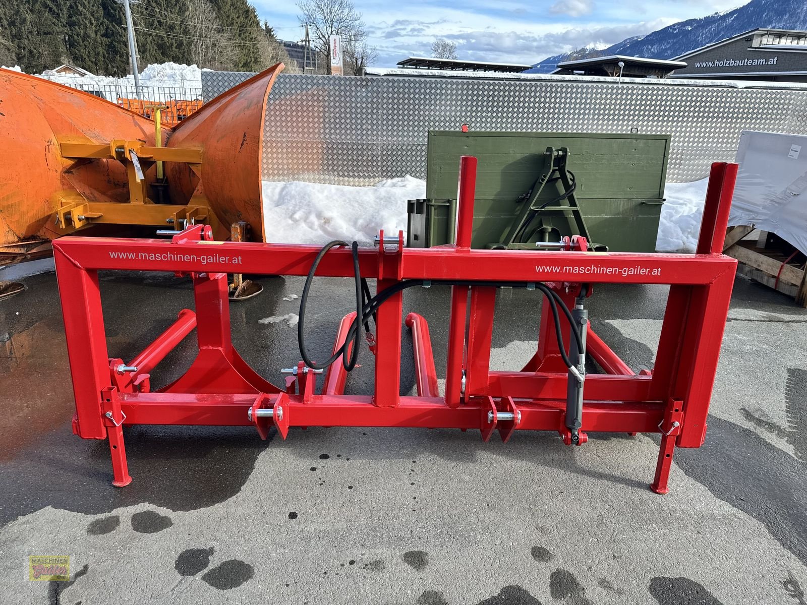 Folienballenzange del tipo Stekro DOPPELTRANSPORTRAHMEN hydr. mit Ballenträger, Neumaschine en Kötschach (Imagen 16)