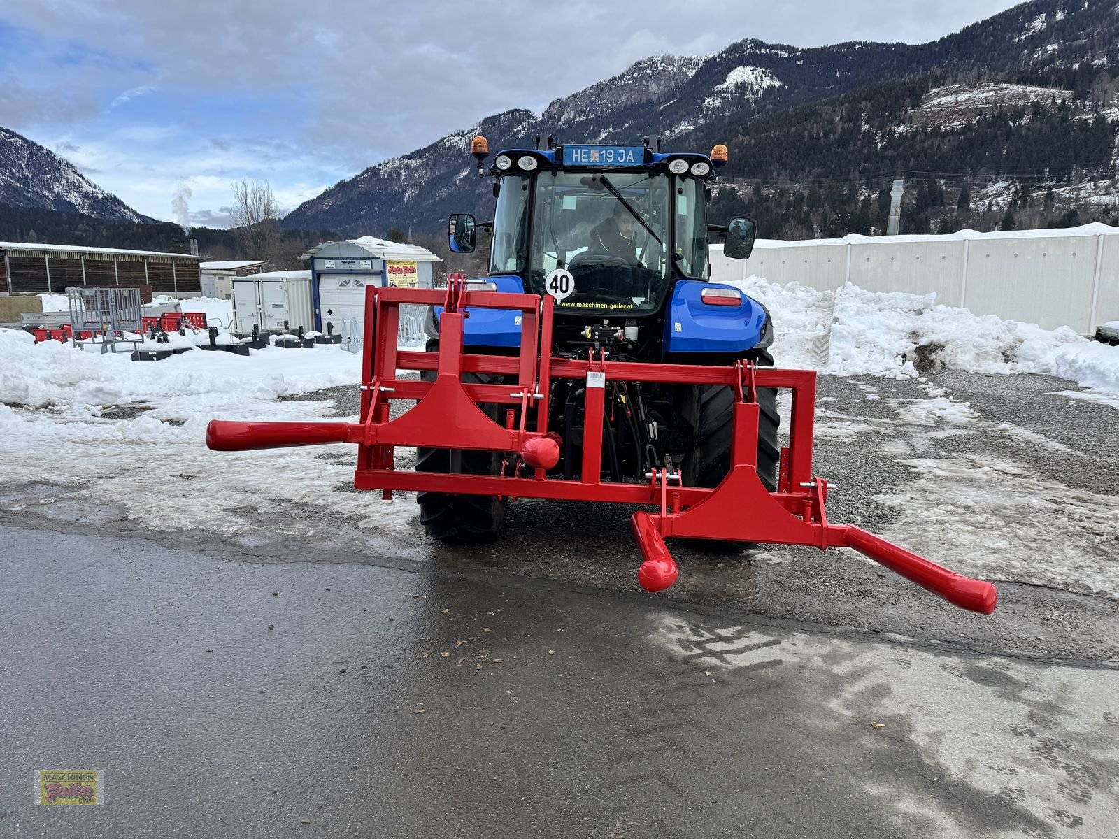 Folienballenzange del tipo Stekro DOPPELTRANSPORTRAHMEN hydr. mit Ballenträger, Neumaschine en Kötschach (Imagen 5)