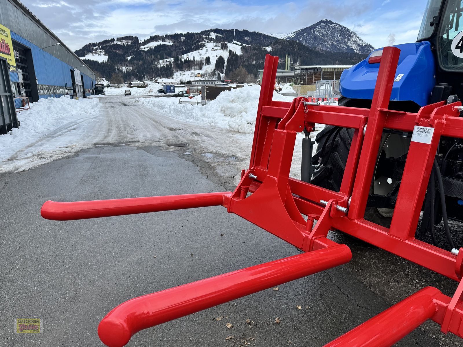 Folienballenzange del tipo Stekro DOPPELTRANSPORTRAHMEN hydr. mit Ballenträger, Neumaschine en Kötschach (Imagen 13)