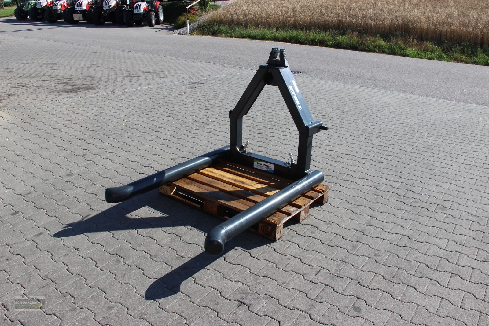 Folienballenzange of the type Stoll 3-Punkt Ballengabel, Neumaschine in Aurolzmünster (Picture 1)