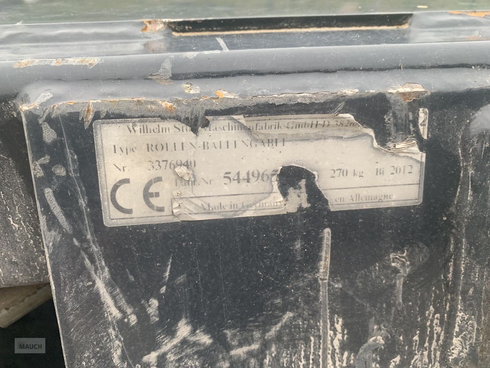 Folienballenzange des Typs Stoll Rundballengabel, Gebrauchtmaschine in Eben (Bild 11)