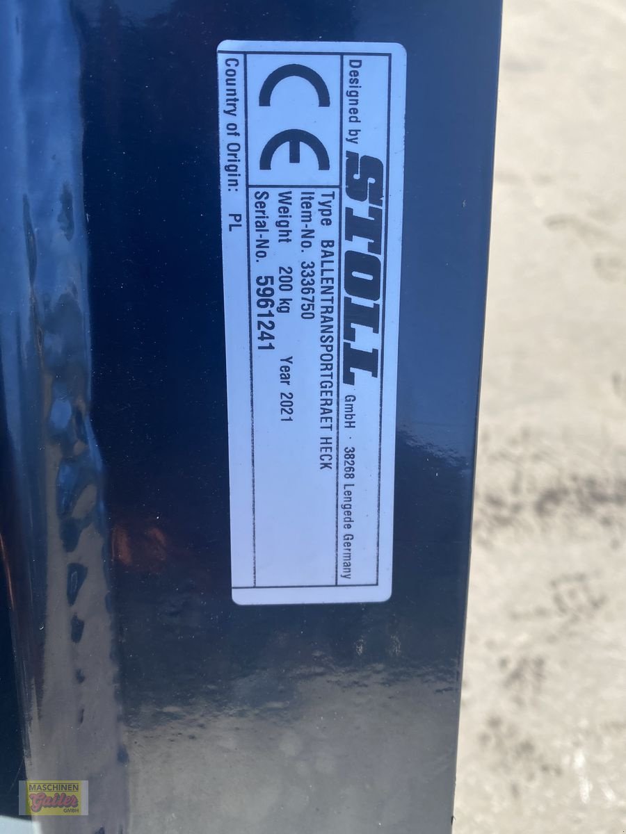 Folienballenzange of the type Stoll Rundballenträger, Neumaschine in Kötschach (Picture 5)