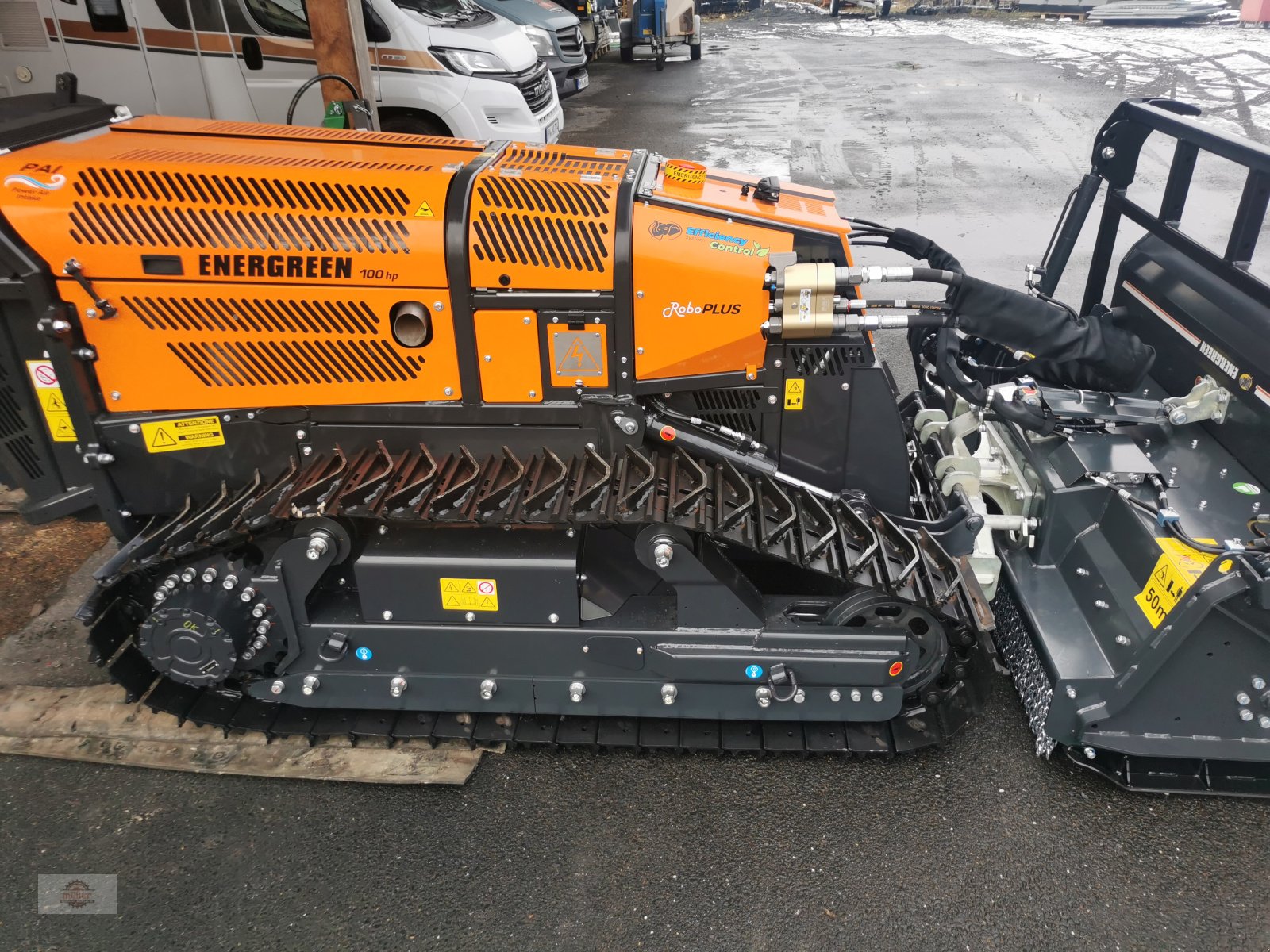 Forstfräse & Forstmulcher des Typs Energreen Mähraupe RoboPlus 100 PS, Gebrauchtmaschine in Kehrig (Bild 8)