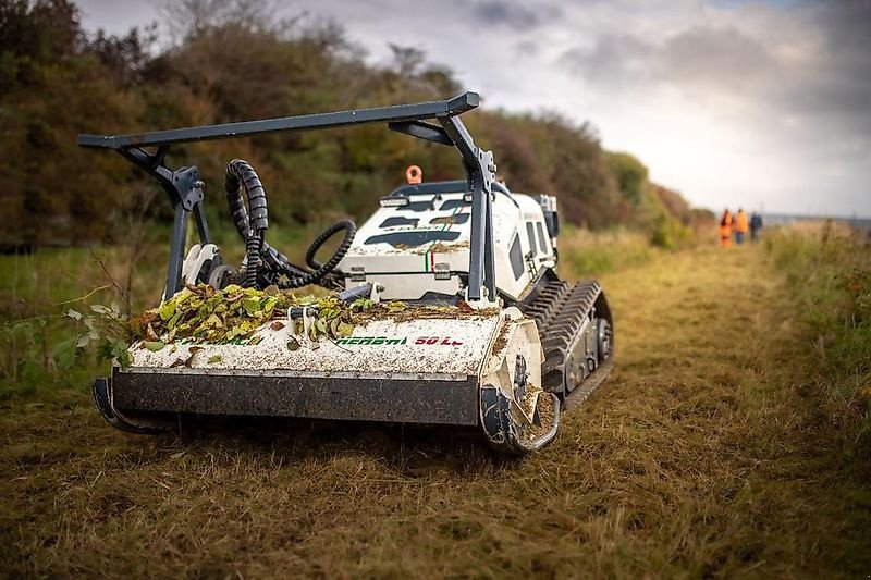 Forstfräse & Forstmulcher Türe ait Sonstige Hymach Mulchraupe Forstraupe Mähraupe Funkraupe Geräteträger, Gebrauchtmaschine içinde Schmallenberg (resim 1)