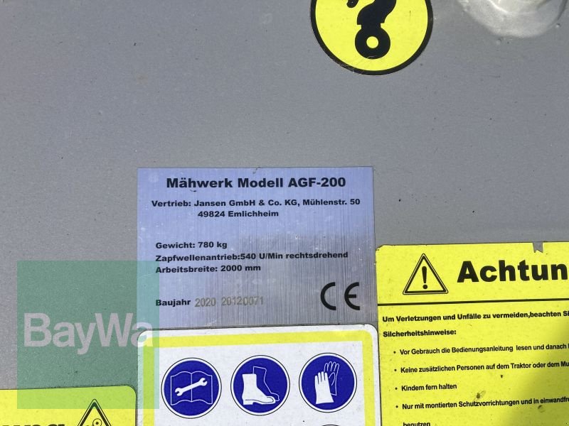 Sonstige JANSEN-MULCHER AGF 200, Gebrauchtmaschine, Baujahr: 2020 (Bild 10) Forstfräse & Forstmulcher des Typs Sonstige JANSEN-MULCHER AGF 200, Gebrauchtmaschine in Dinkelsbühl (Bild 10)
