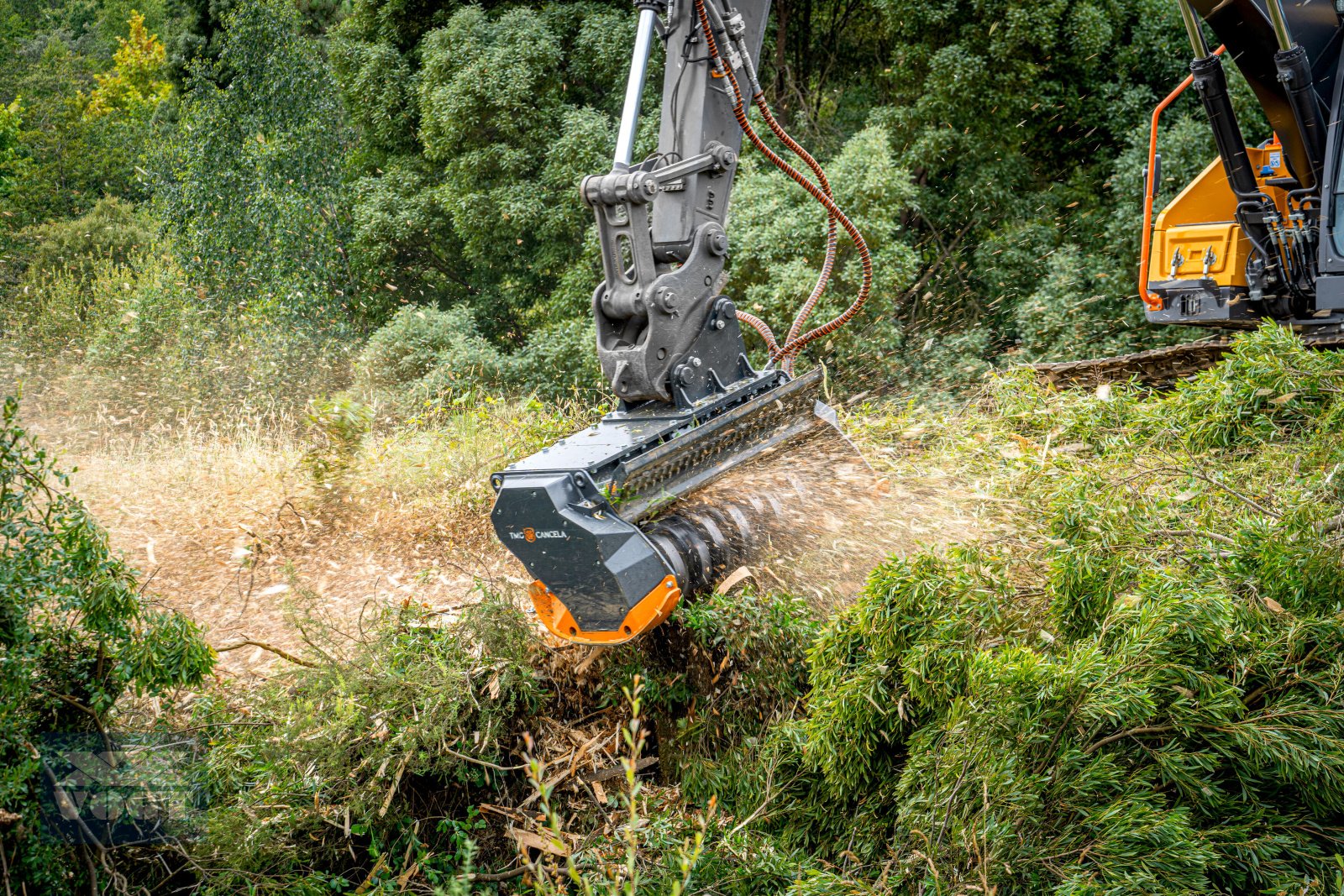 Forstfräse & Forstmulcher tip TMC Cancela THK-150 Hydraulischer Forstmulcher /Forstmulchkopf für Bagger-, Neumaschine in Schmallenberg (Poză 5)