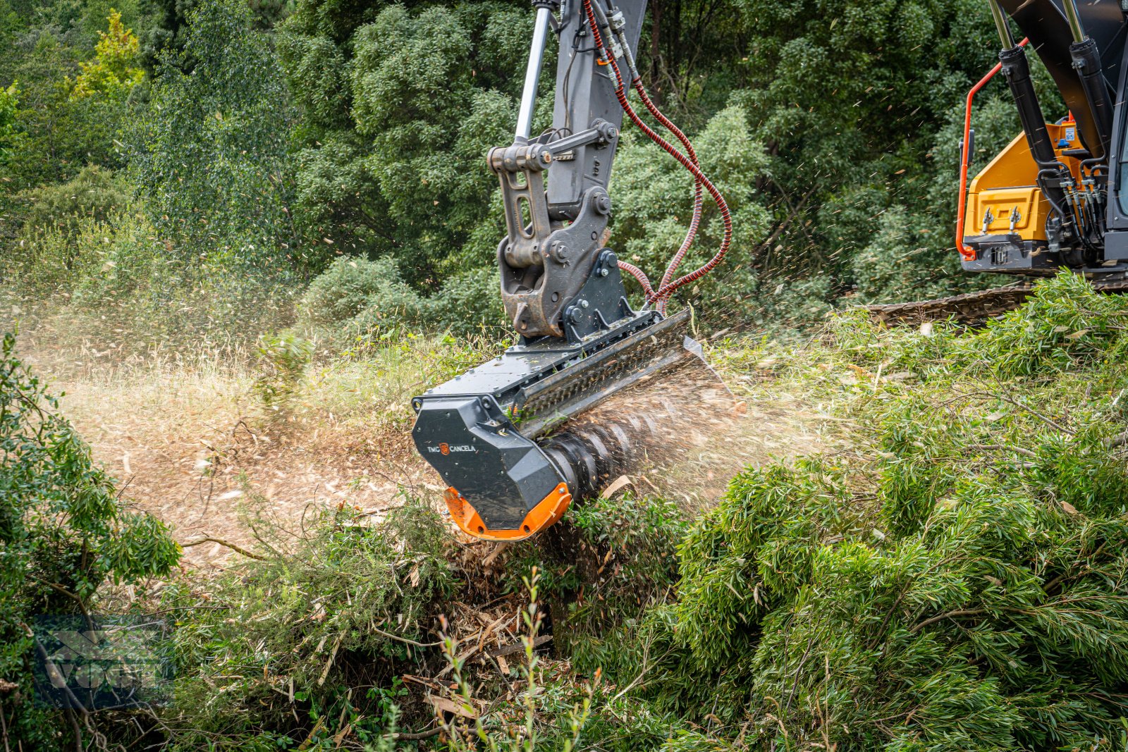 Forstfräse & Forstmulcher tip TMC Cancela THK-150 Hydraulischer Forstmulcher /Forstmulchkopf für Bagger-, Neumaschine in Schmallenberg (Poză 12)