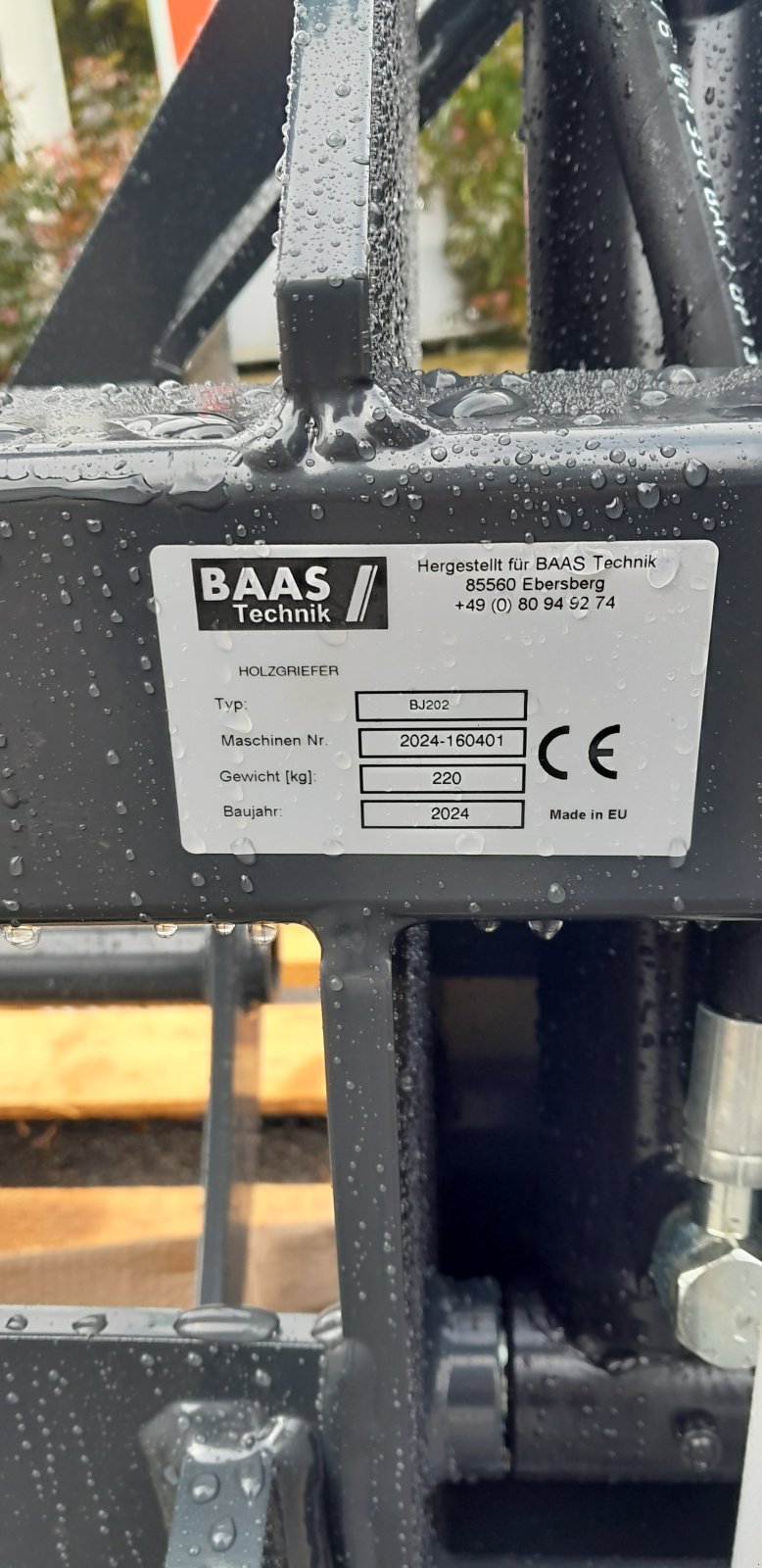 Forstgreifer und Zange του τύπου Baas BJ 202, Neumaschine σε Seubersdorf-Wissing (Φωτογραφία 7)